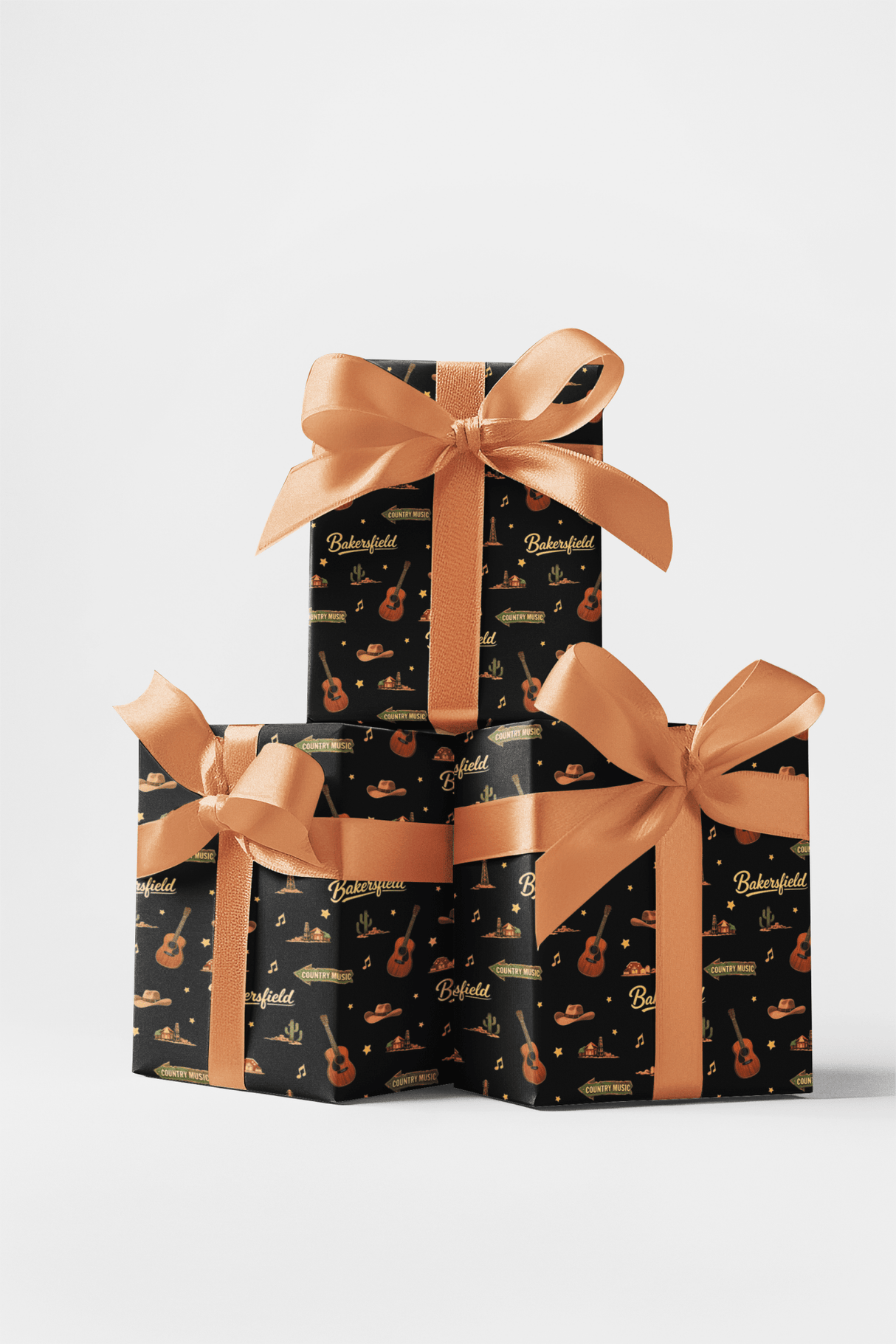 Bakersfield Country Roads - London Penny Gift Wrap