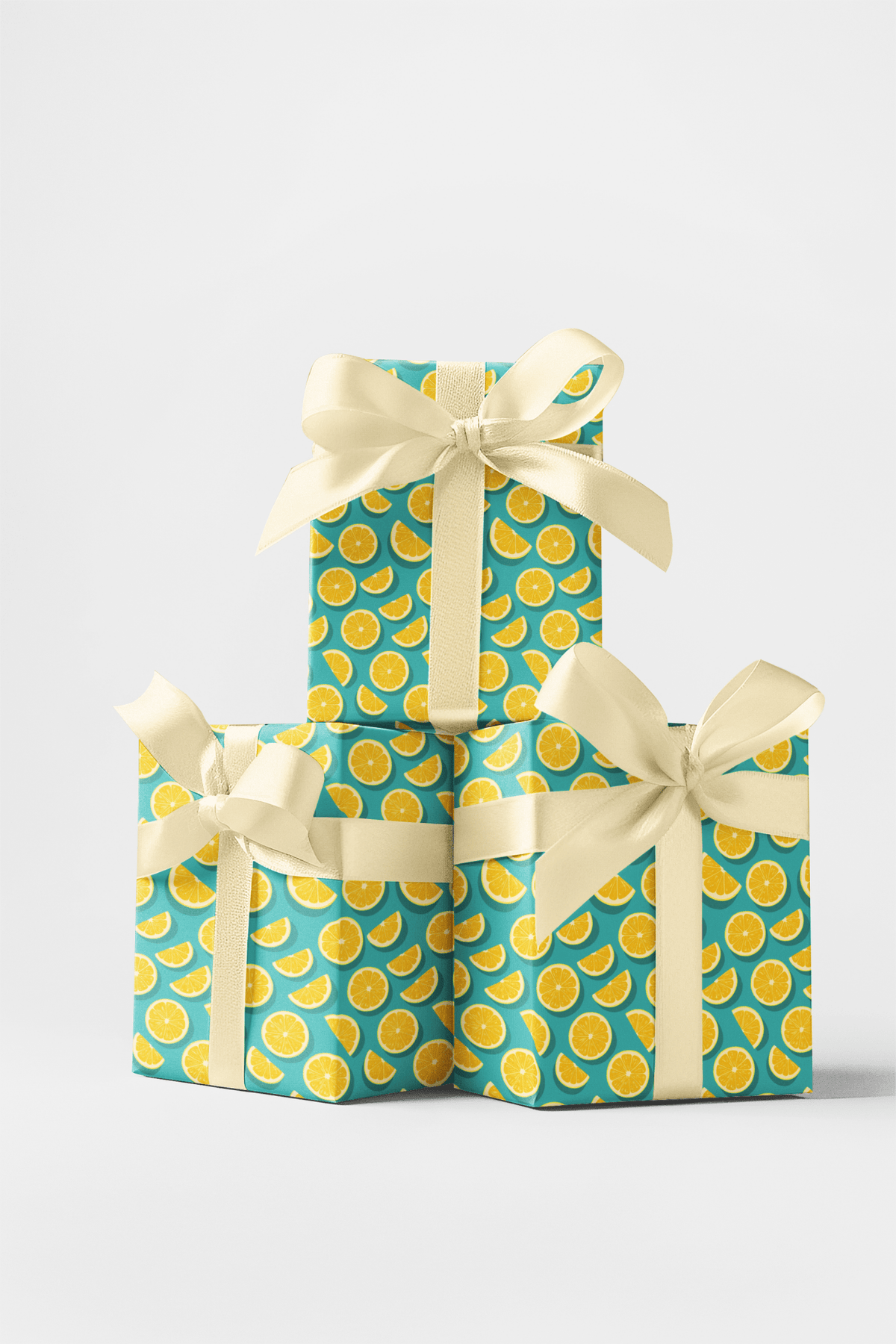 Lemon Drop Delight - London Penny Gift Wrap