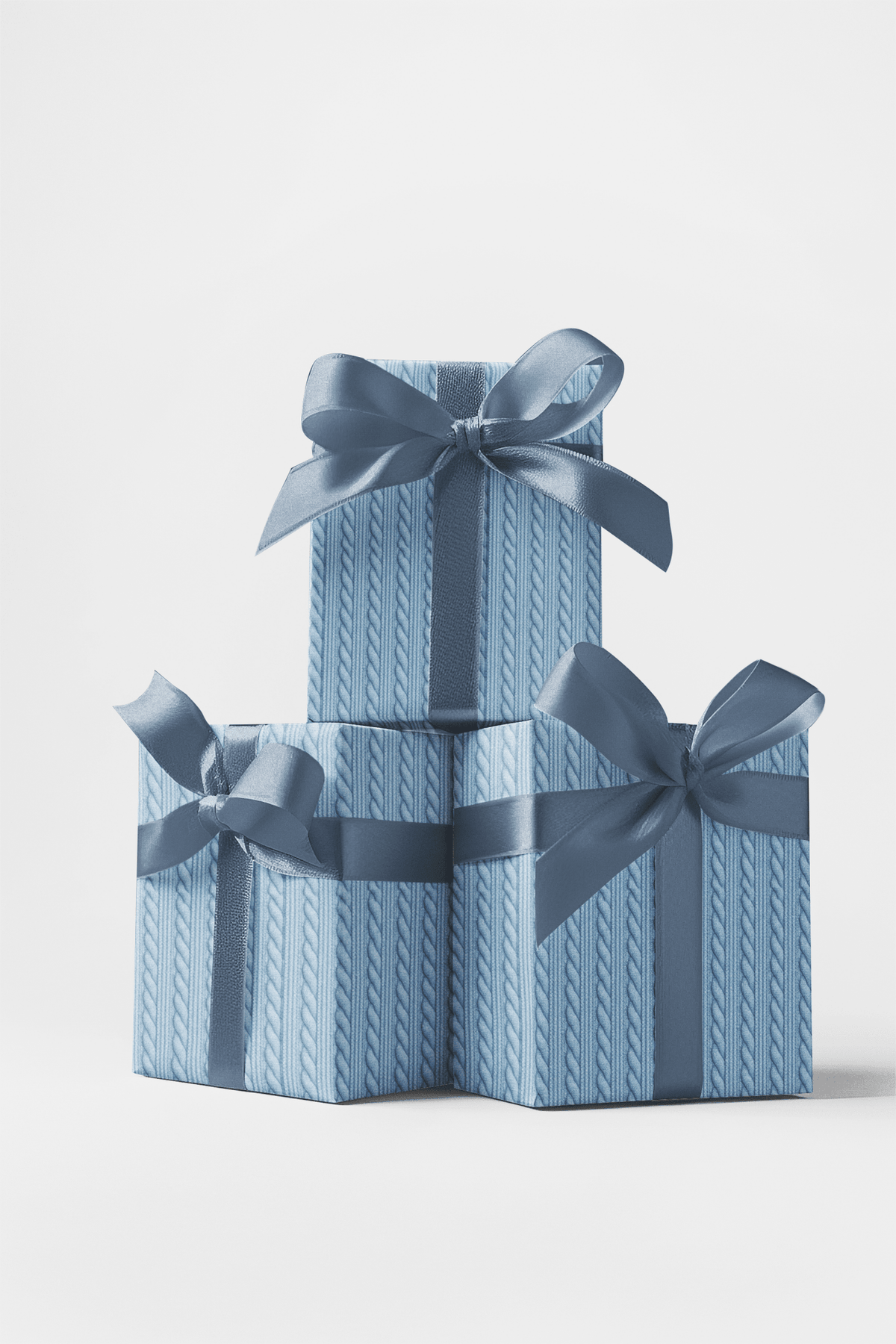 Cozy Knit Texture - London Penny Gift Wrap