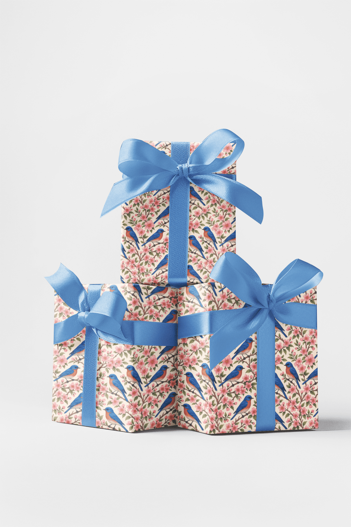 Bluebird Blossom Trail - London Penny Gift Wrap