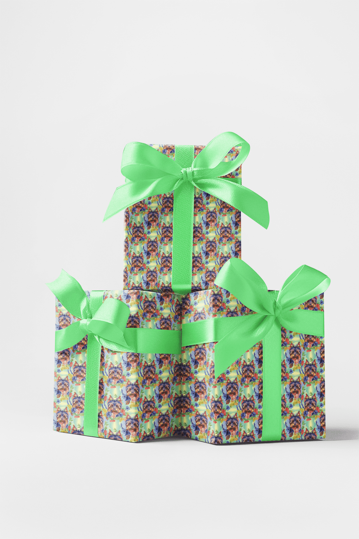 The Yorkie Wiggle - London Penny Gift Wrap