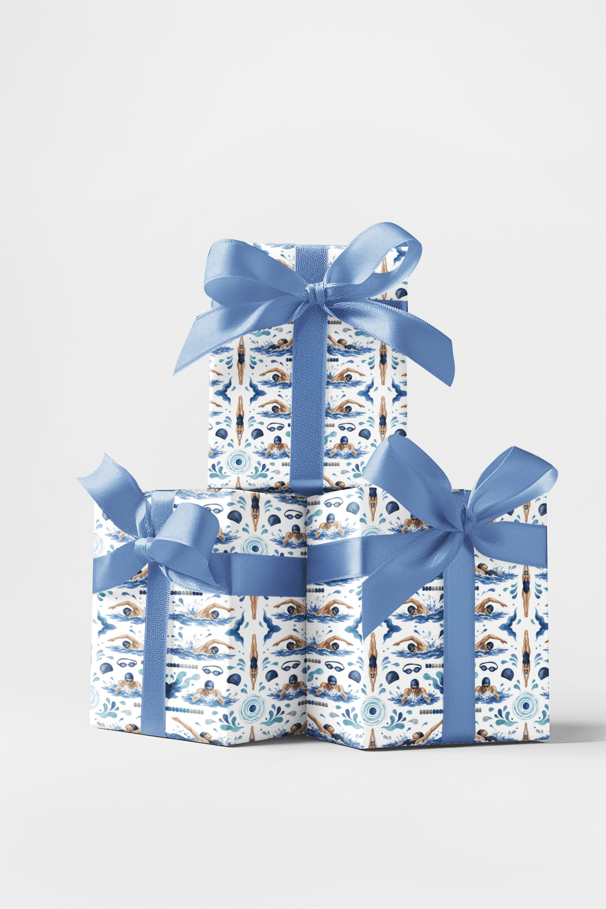 Aquatic Motion Wrapping Paper - London Penny Gift Wrap