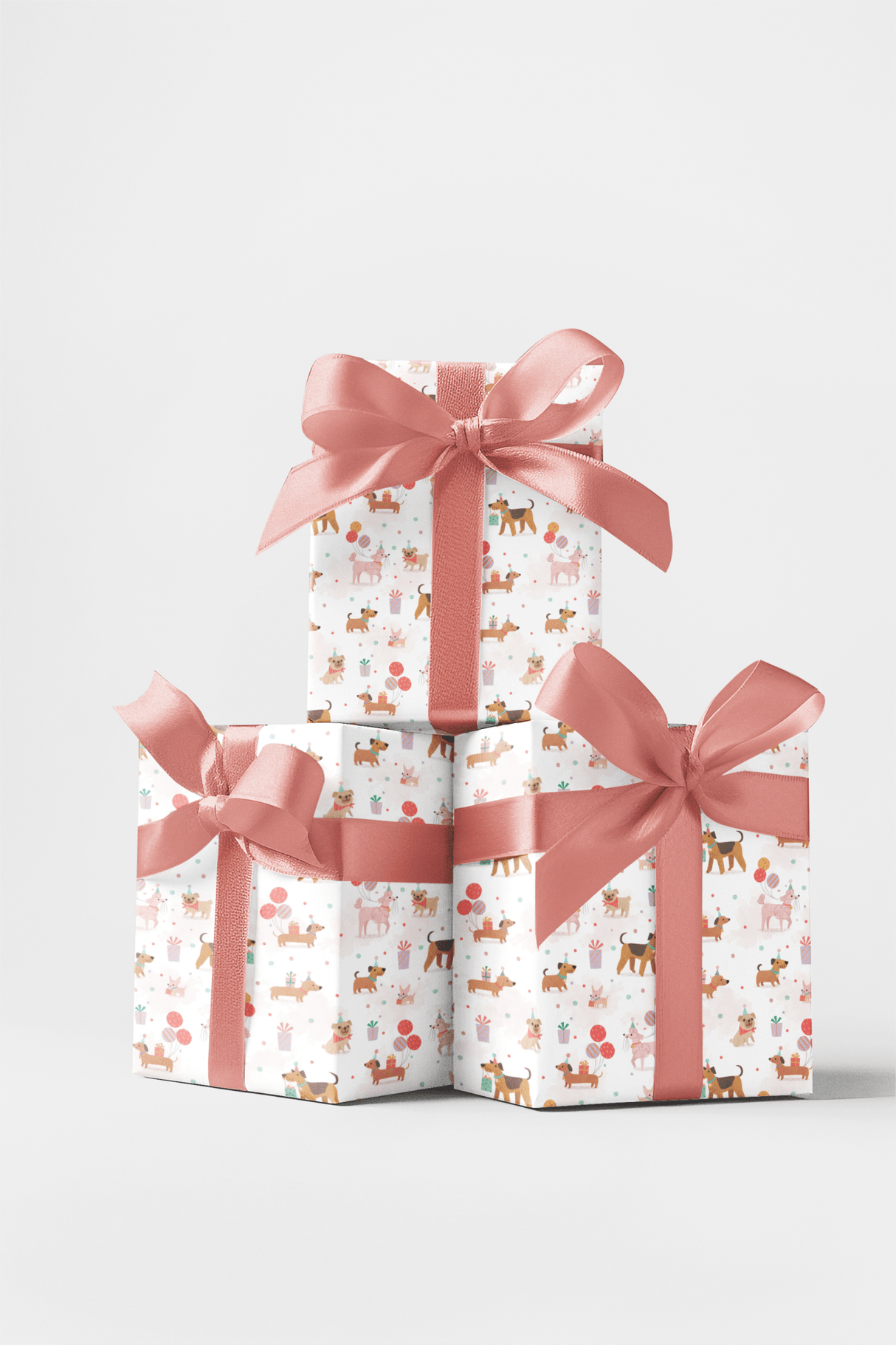 Bow-Wow Birthday Party - London Penny Gift Wrap