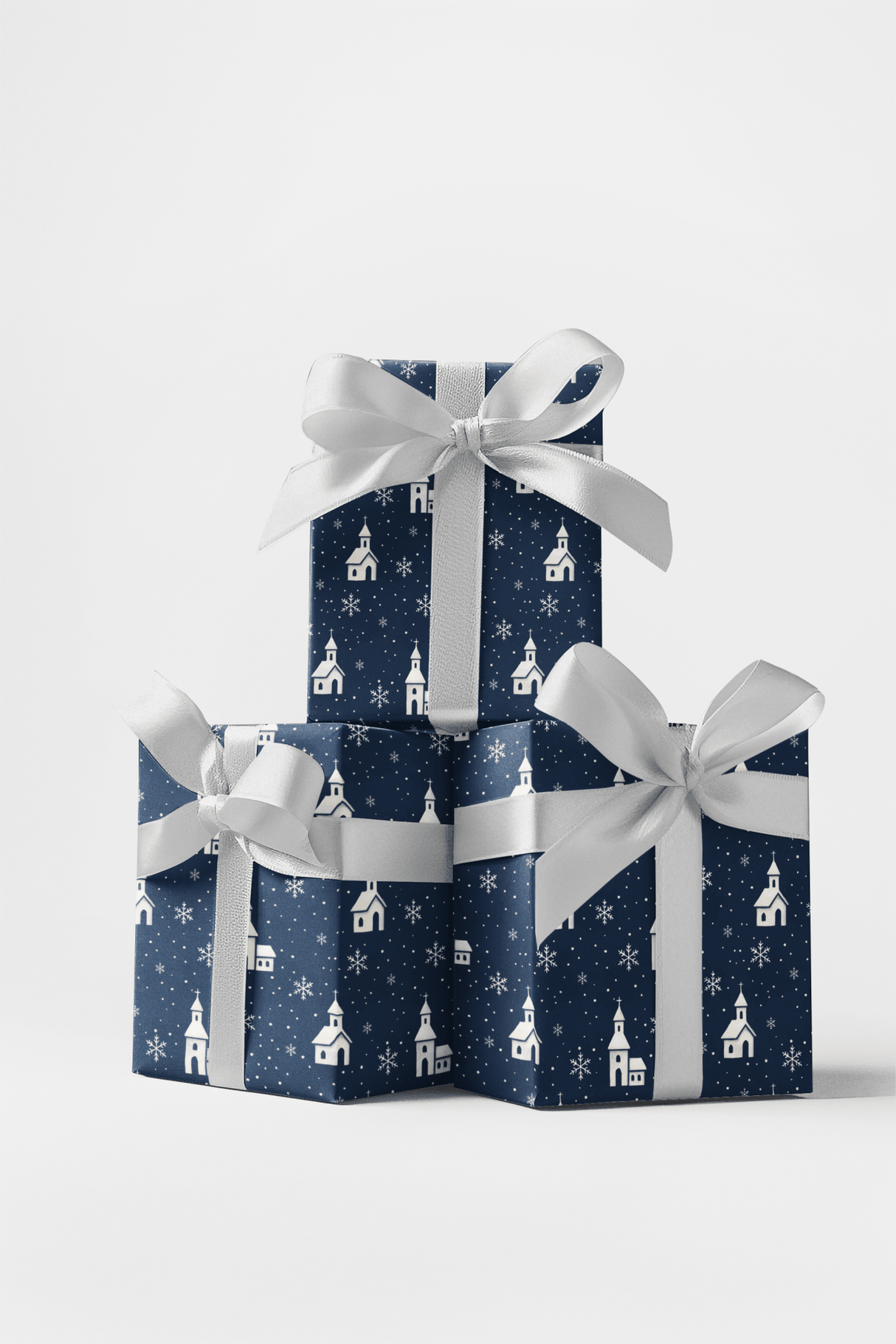 Silent Night Sky - London Penny Gift Wrap