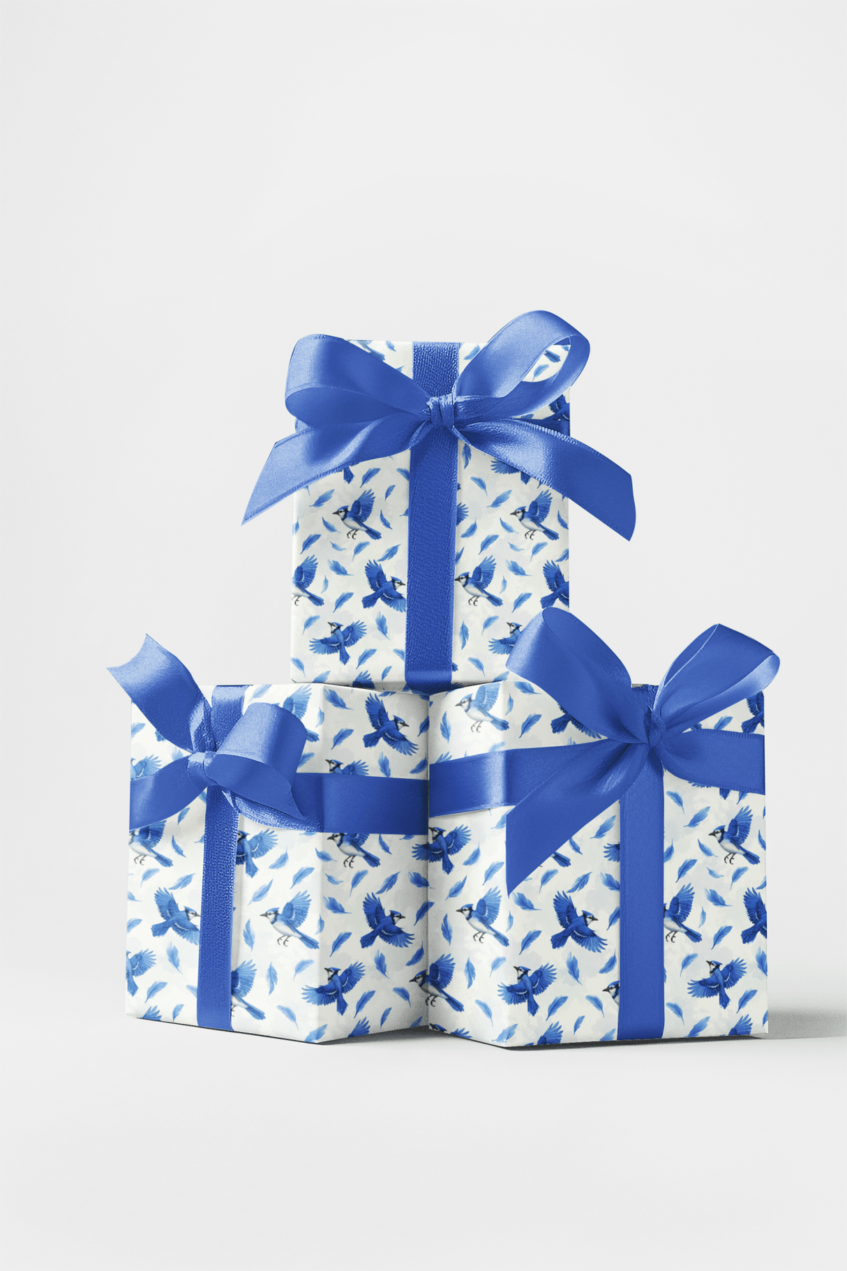 Blue Jay Symphony - London Penny Gift Wrap