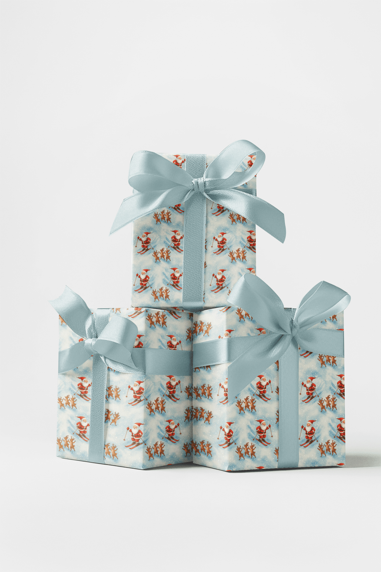 Santa’s Ski Season - London Penny Gift Wrap