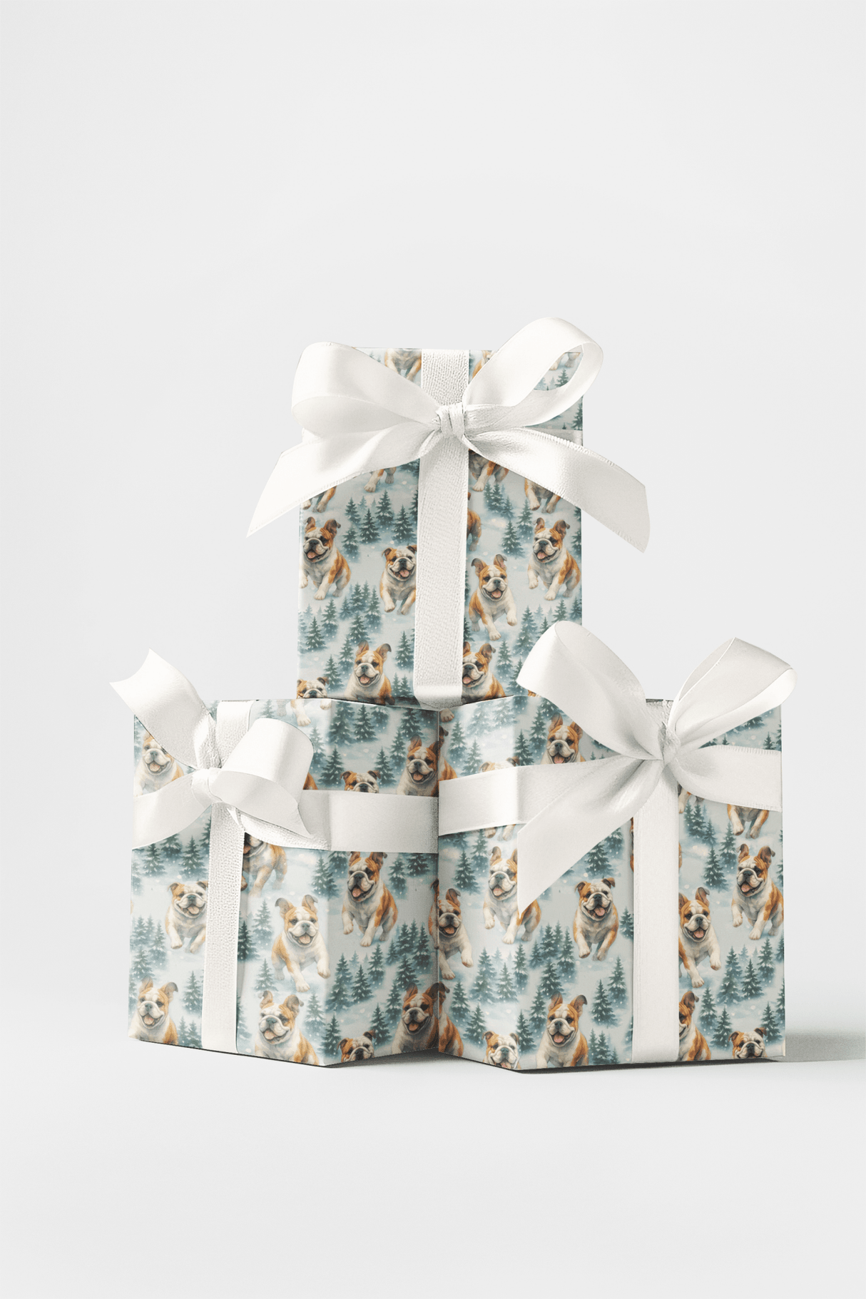Winter Woof Trail - London Penny Gift Wrap