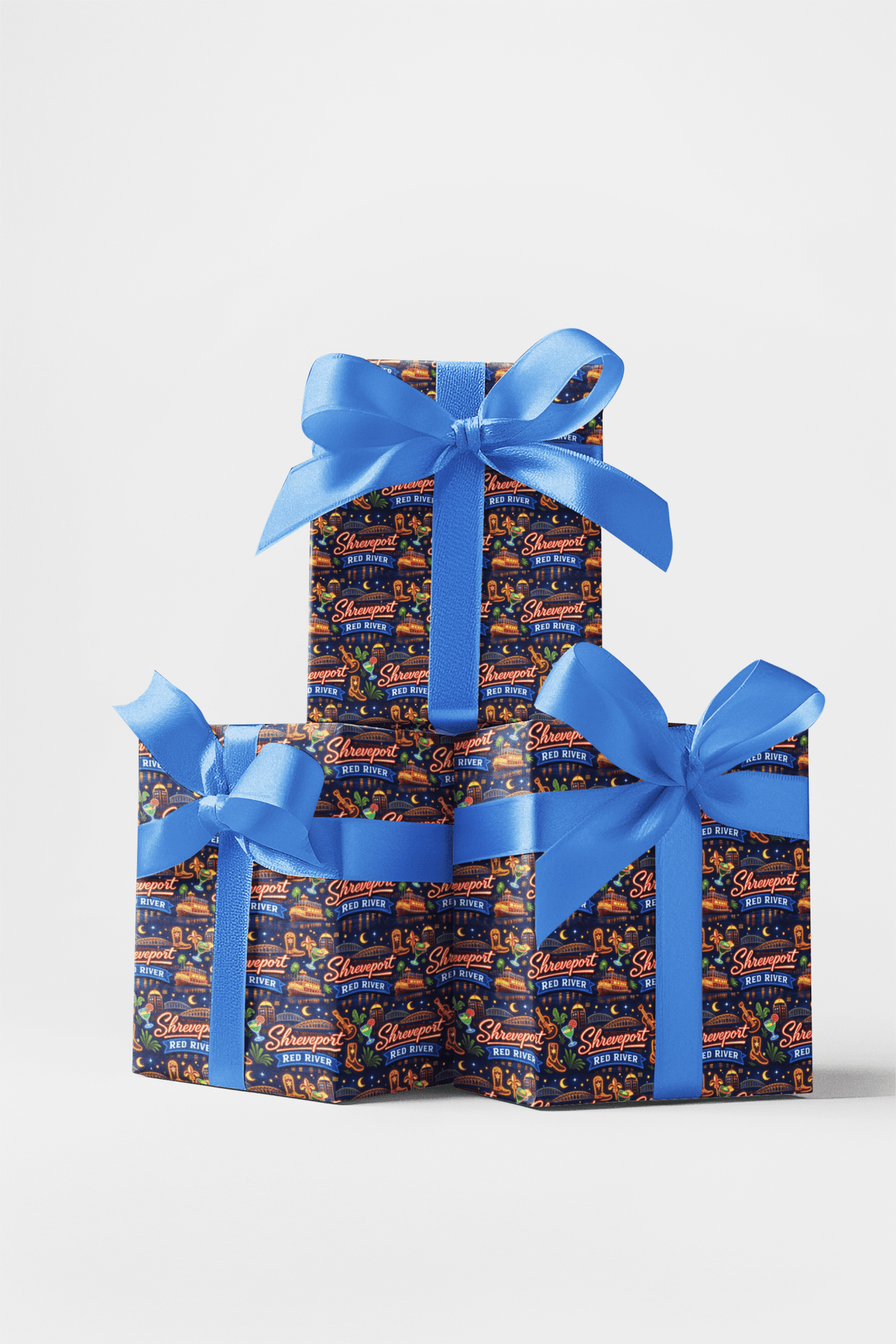 Shreveport Riverboat Nights - London Penny Gift Wrap