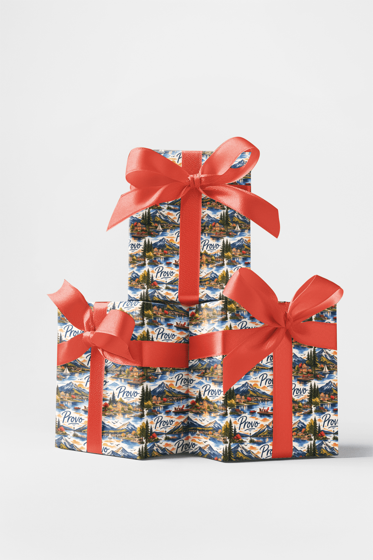 Provo Alpine Reflection - London Penny Gift Wrap
