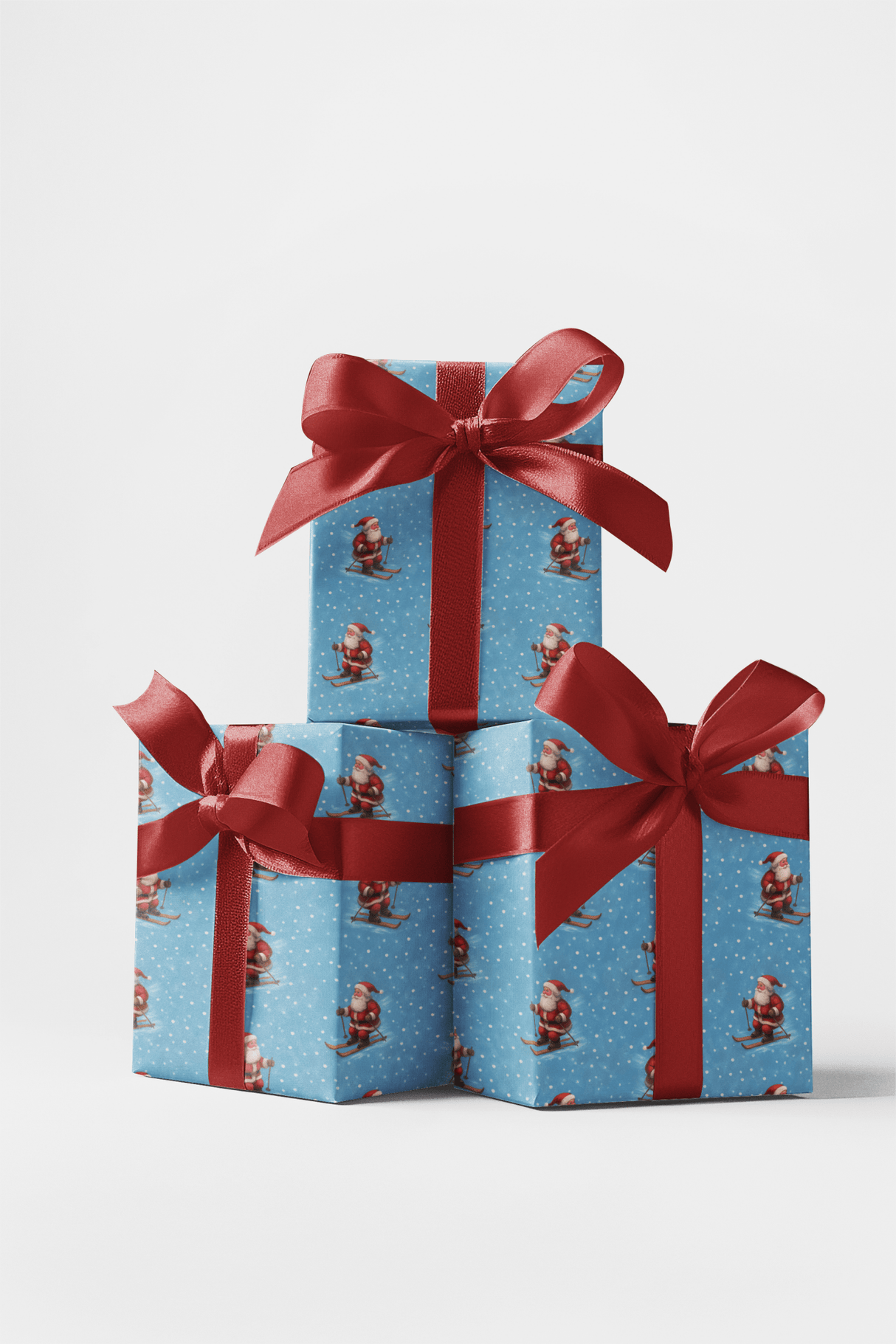 Santa's Glide - London Penny Gift Wrap