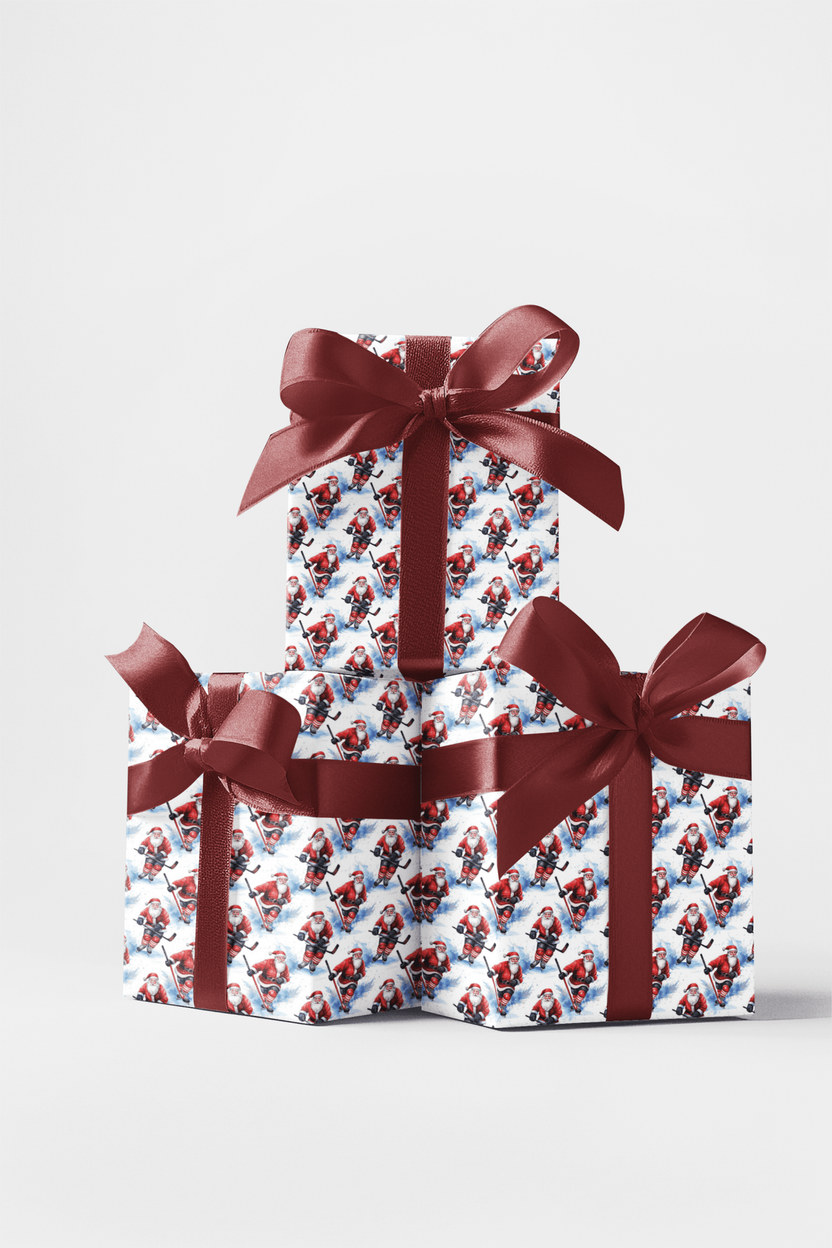 Slapshot Santa - London Penny Gift Wrap