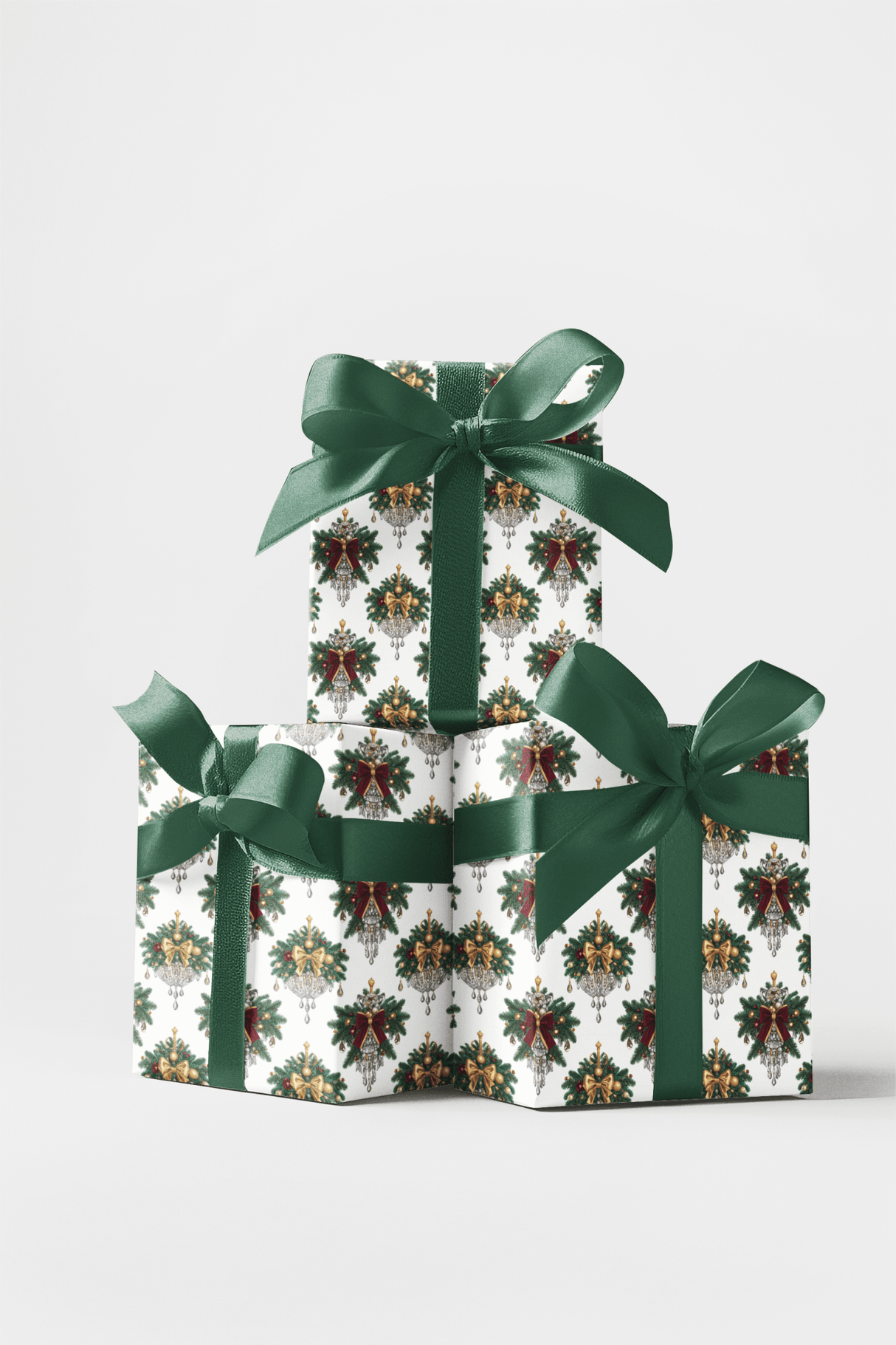 LIMITED TIME | Gilded Holiday Soirée Wrapping Paper - London Penny Gift Wrap