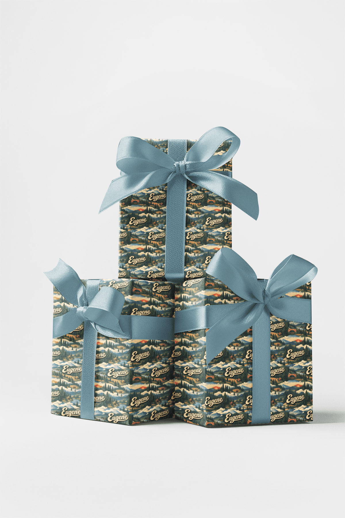 Eugene Track & Timber - London Penny Gift Wrap