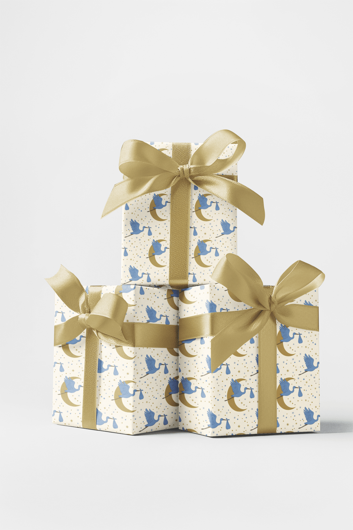 Stork & Stars - London Penny Gift Wrap