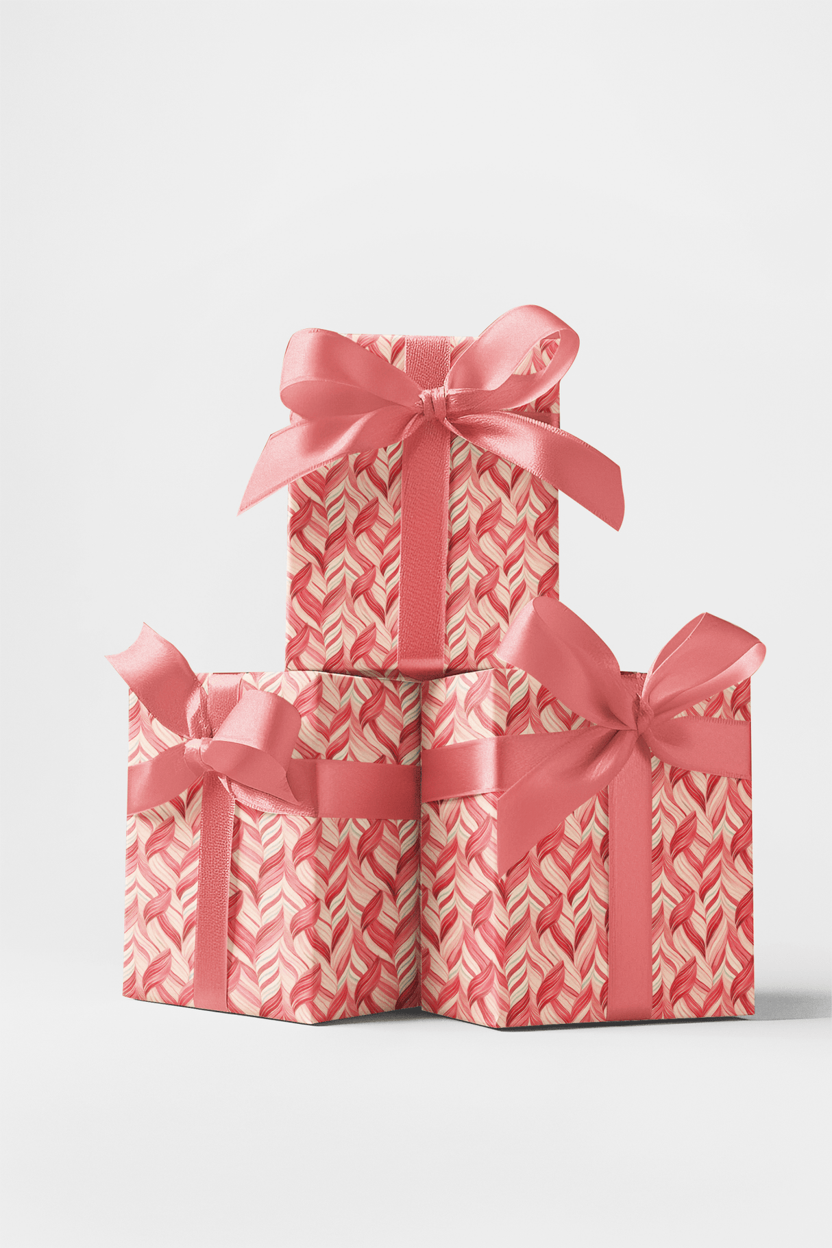 Candy Cane Lines - London Penny Gift Wrap