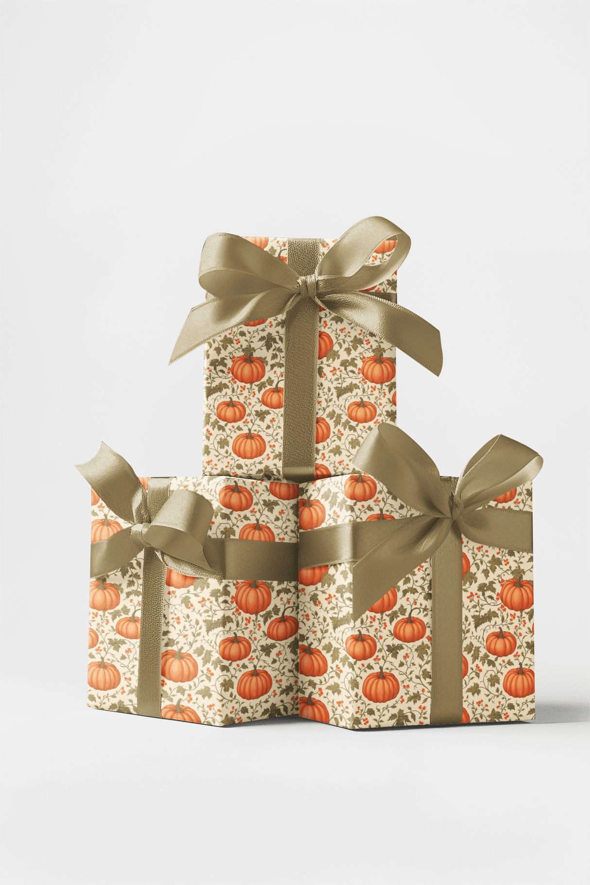 Harvest Pumpkins - London Penny Gift Wrap