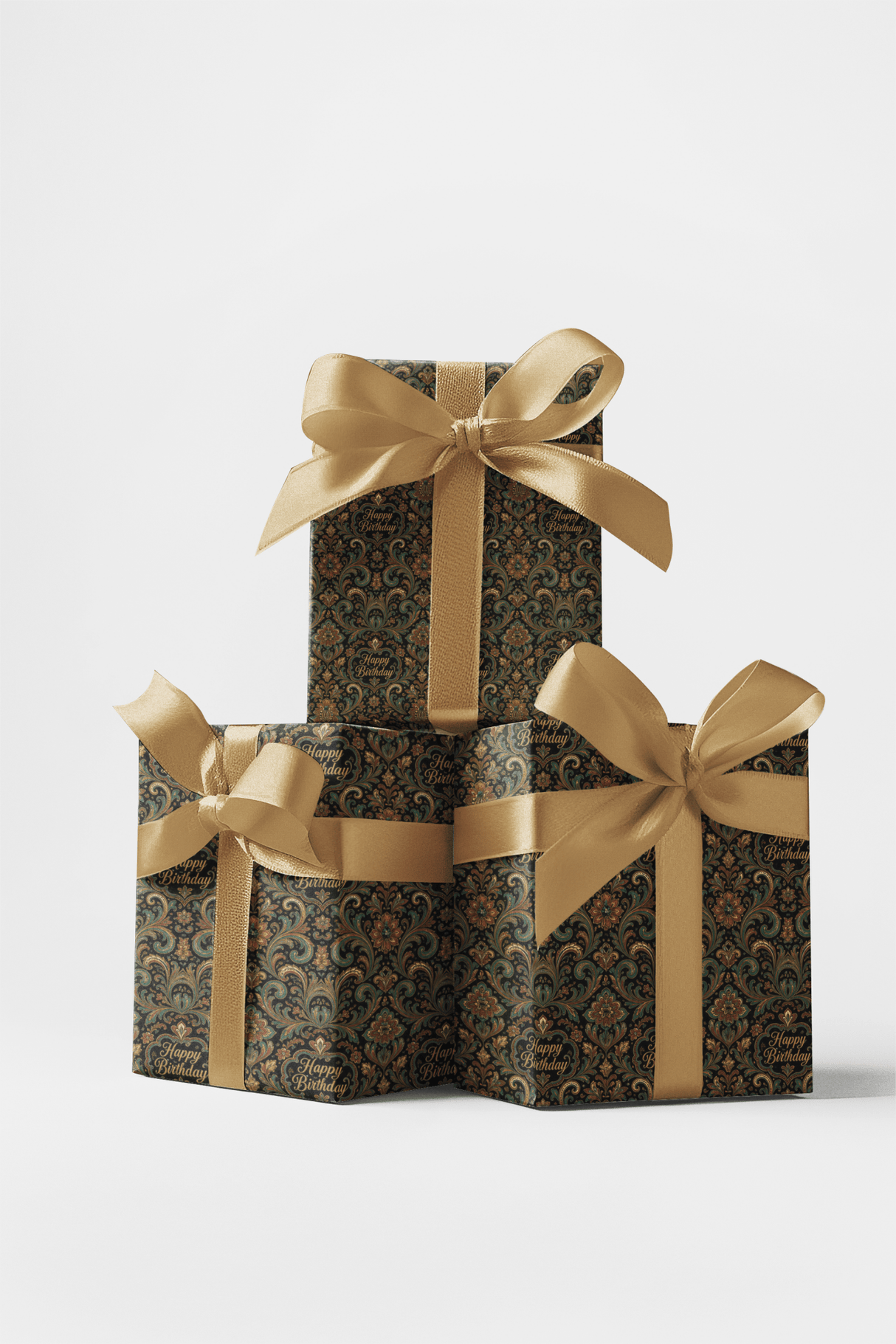Classic Textile Paisley Wrapping Paper - London Penny Gift Wrap