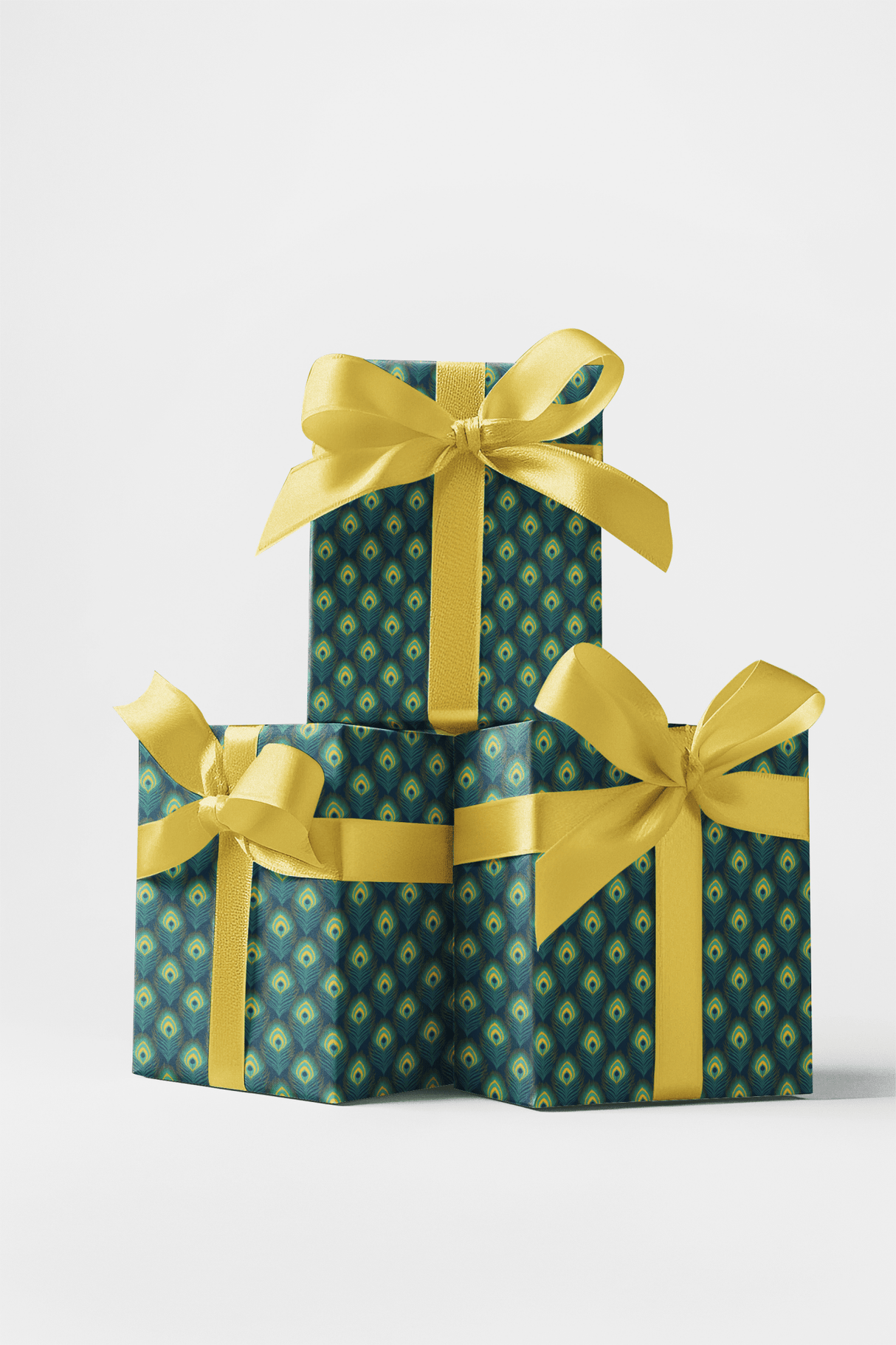 Emerald Plume - London Penny Gift Wrap