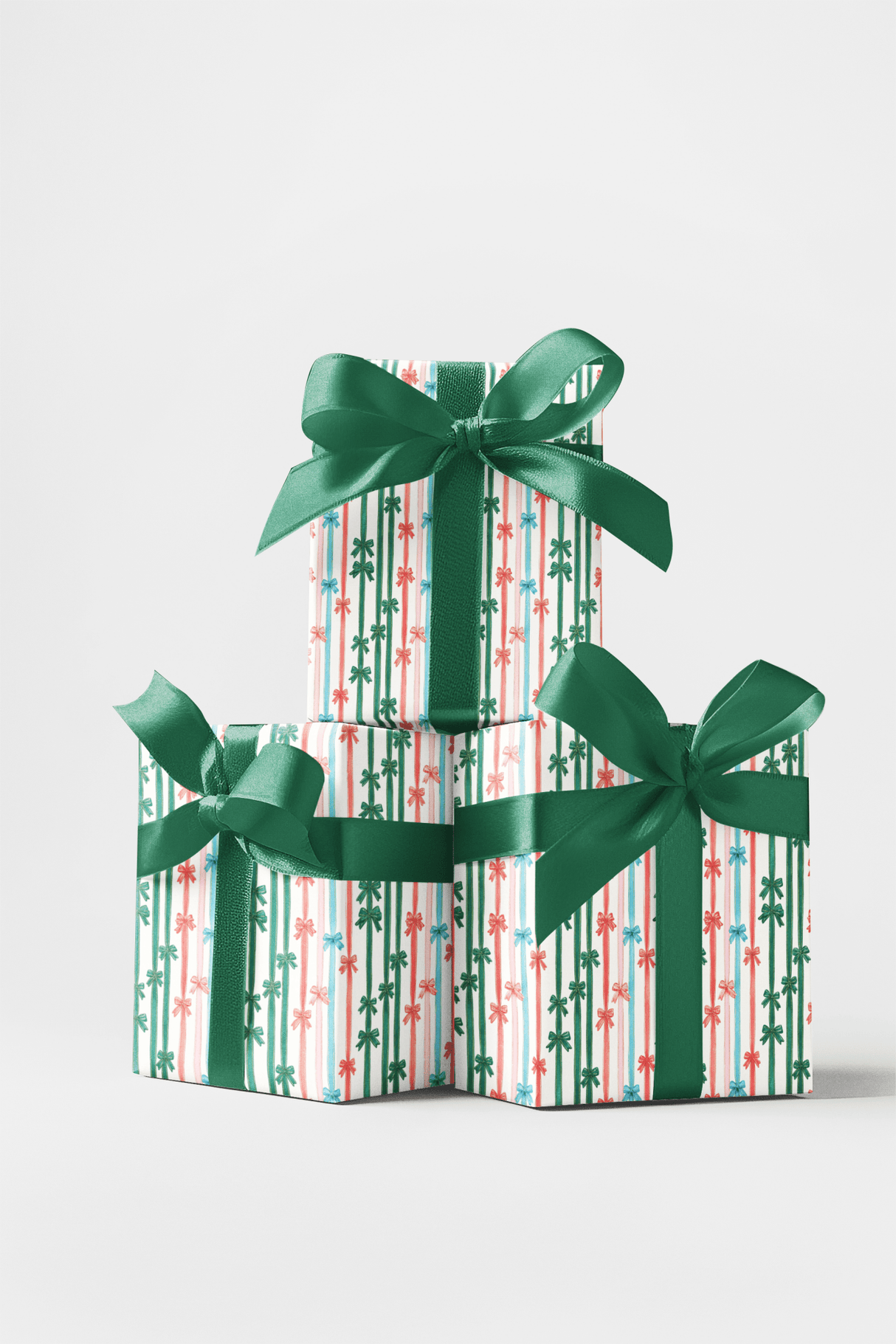 Foil Ribbon Strokes - London Penny Gift Wrap