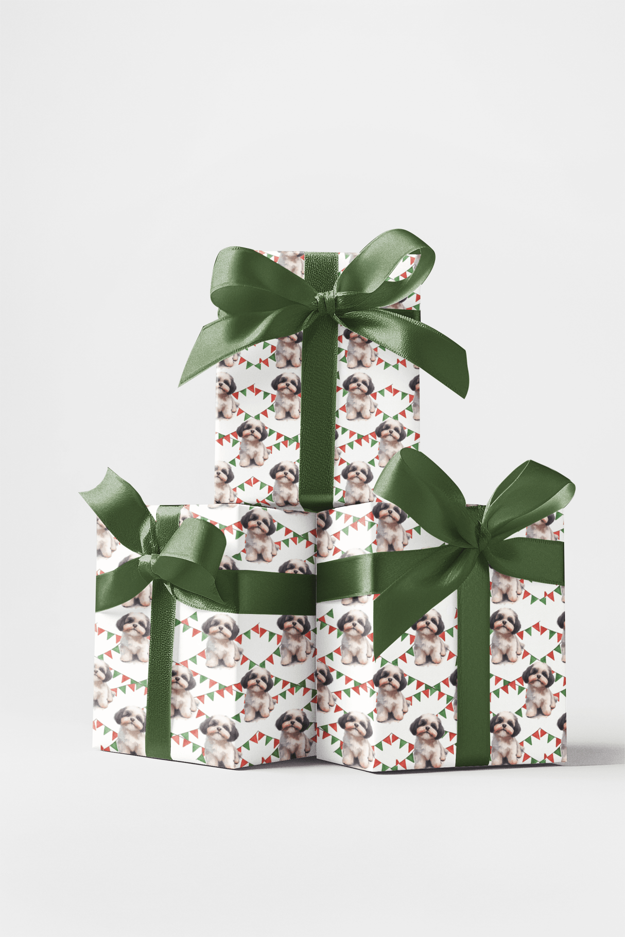 Puppies & Pennants - London Penny Gift Wrap