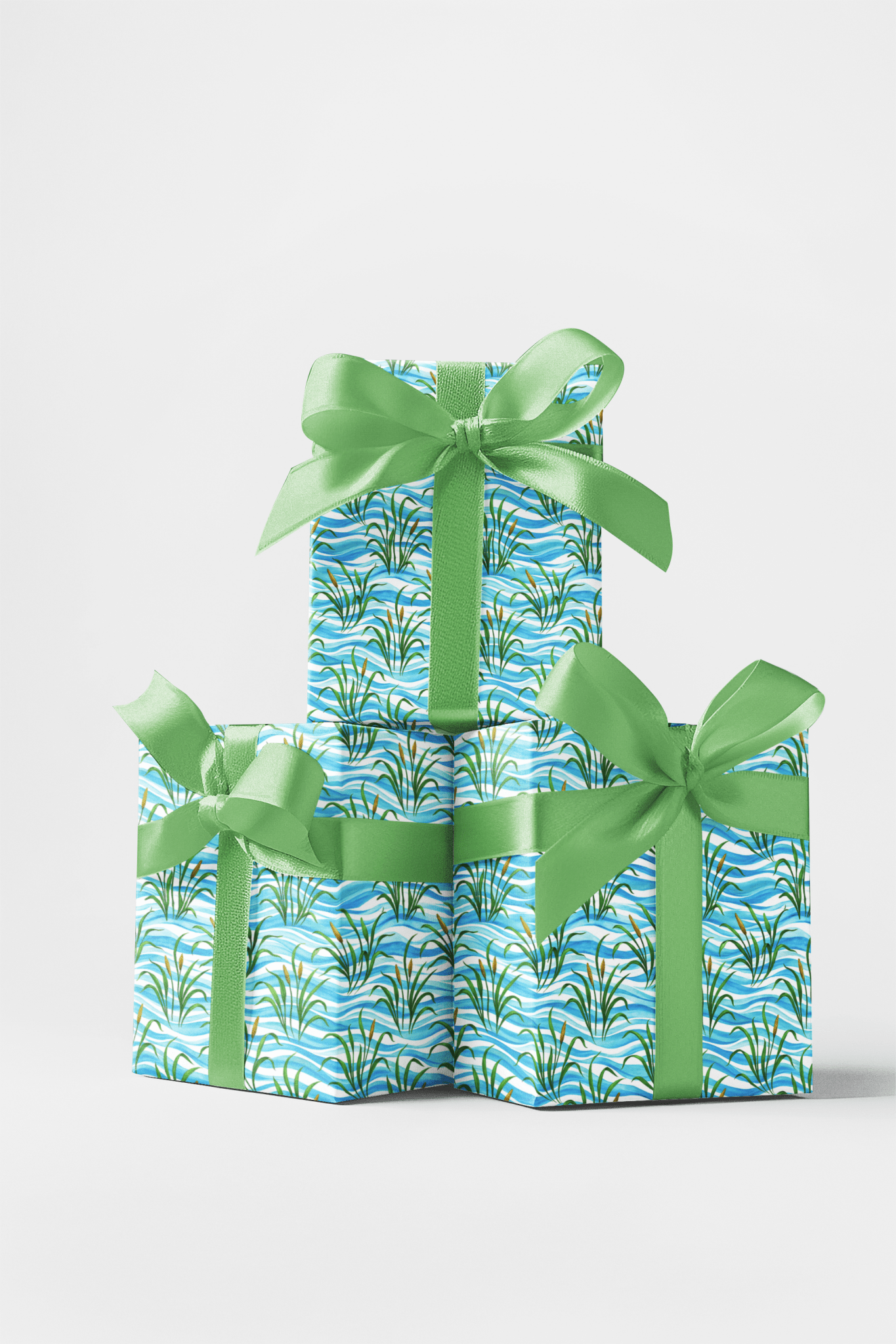 River Reed Curvatures - London Penny Gift Wrap