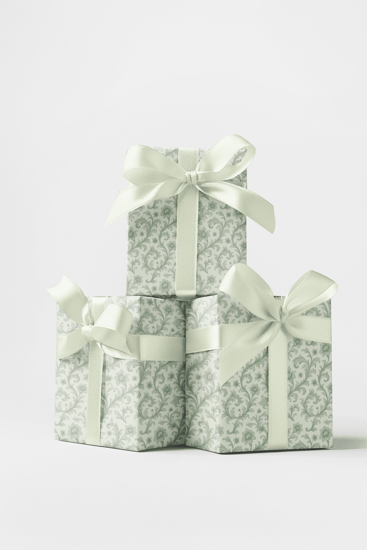 Celadon Baroque - London Penny Gift Wrap