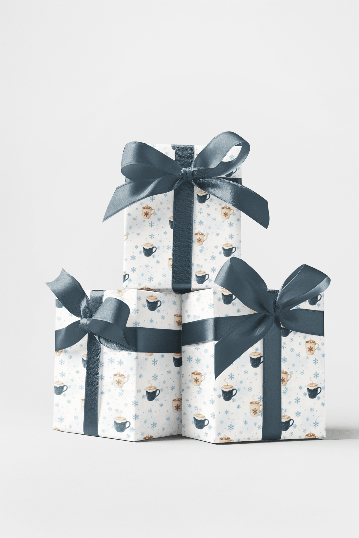 Snowflake Steam - London Penny Gift Wrap