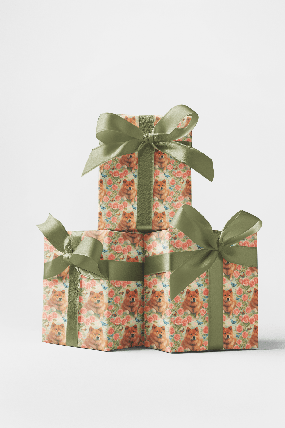 Penny Pastel Garden - London Penny Gift Wrap