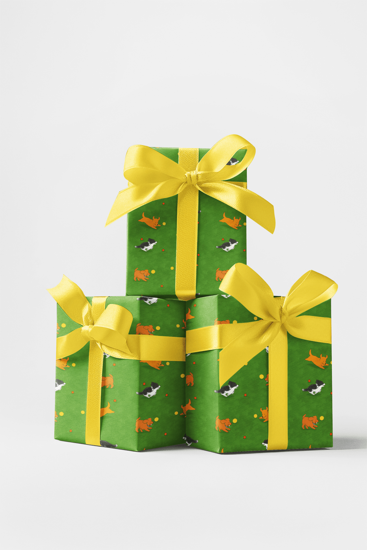 Puppy Park Afternoon - London Penny Gift Wrap
