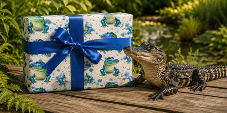 Reptile Wrapping Paper - London Penny Gift Wrap