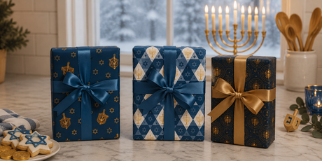 Hanukkah Wrapping Paper - London Penny Gift Wrap