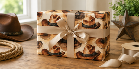 Western Wrapping Paper - London Penny Gift Wrap