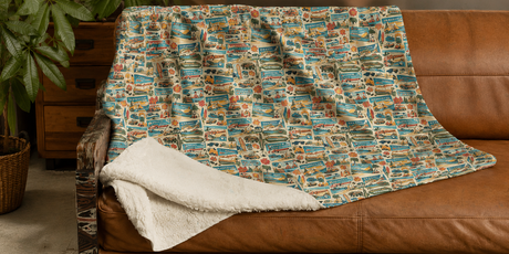 USA State Blankets - London Penny Gift Wrap