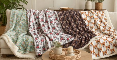 Sherpa Blankets - London Penny Gift Wrap