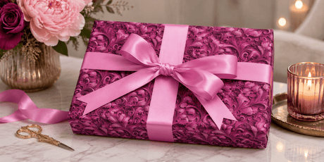 Pink Wrapping Paper - London Penny Gift Wrap