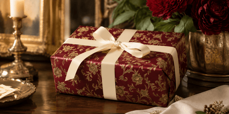 Red Wrapping Paper - London Penny Gift Wrap