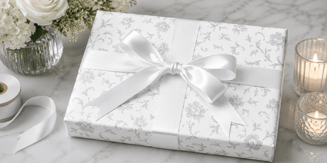 White Wrapping Paper - London Penny Gift Wrap