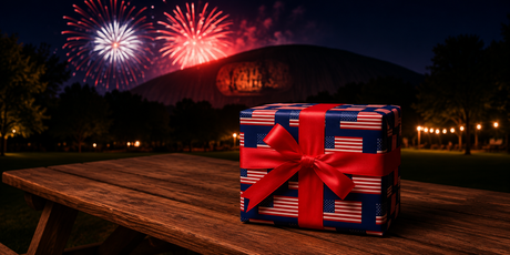 Patriotic & 4th of July Wrapping Paper - London Penny Gift Wrap
