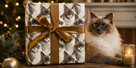 Cat Wrapping Paper - London Penny Gift Wrap