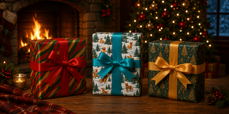 Christmas Holiday Wrapping Paper - London Penny Gift Wrap