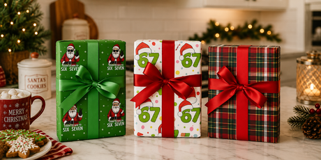 Trending Christmas Wrapping Paper Designs - London Penny Gift Wrap