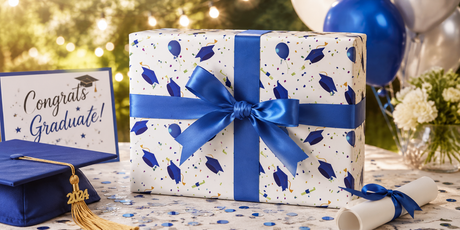 Graduation Wrapping Paper - London Penny Gift Wrap