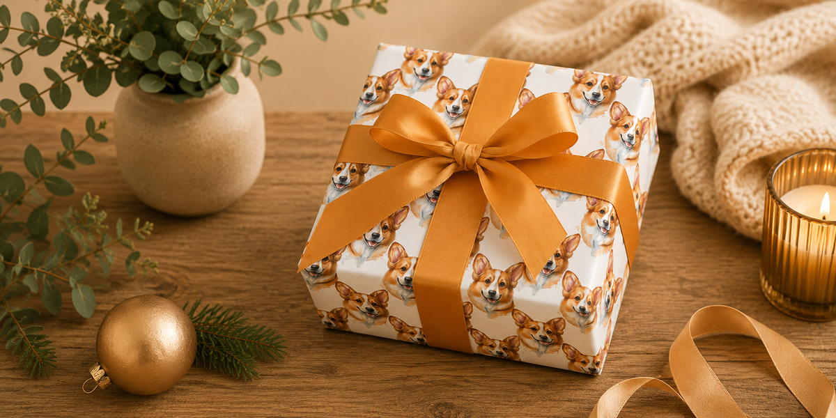 Dog Wrapping Paper - London Penny Gift Wrap