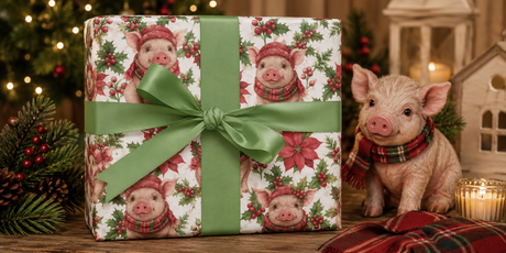 Farm Collection Wrapping Paper - London Penny Gift Wrap