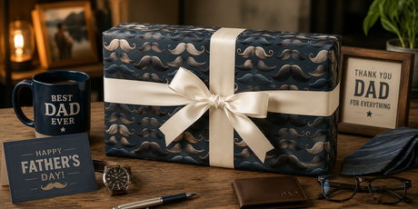 Father's Day Wrapping Paper - London Penny Gift Wrap