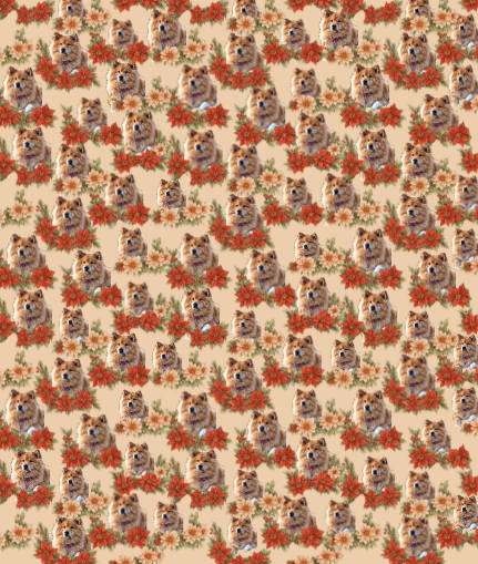 Personalized Festive Garden Wrapping Paper | Custom Gift Wrap - London Penny Gift Wrap