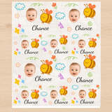 Personalized Bee 6FT Wrapping Paper | Custom Gift Wrap - London Penny Gift Wrap