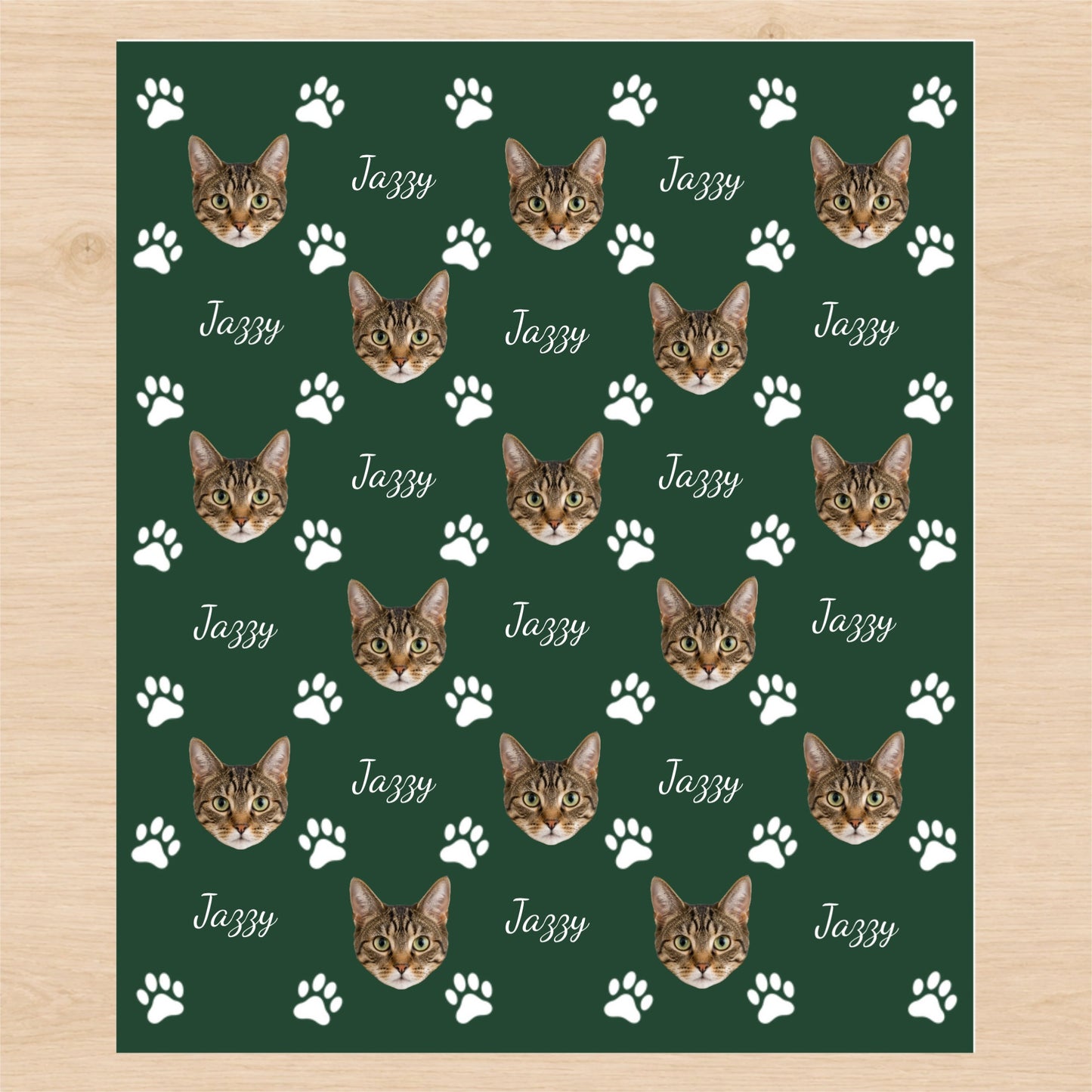 Personalized Cat Photo 6FT Wrapping Paper