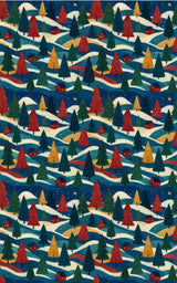 Abstract Winter Landscape - London Penny Gift Wrap