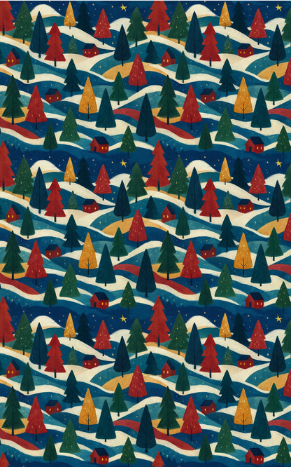 Abstract Winter Landscape